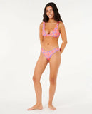 Rip Curl Womens Neon Isles Bralette Bikini Top- Purple