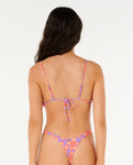 Rip Curl Womens Neon Isles Sliding Tri Bikini Top- Purple