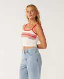 Rip Curl Womens Retro Swell Cami Cropped Tank Top