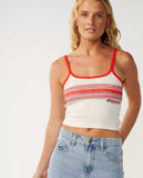 Rip Curl Womens Retro Swell Cami Cropped Tank Top