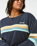 Rip Curl Womens Surf Revival Panelled Crewneck Sweatshirt