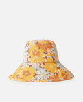 Rip Curl Womens Tres Cool UPF Bucket Sun Hat - Dusty Orange