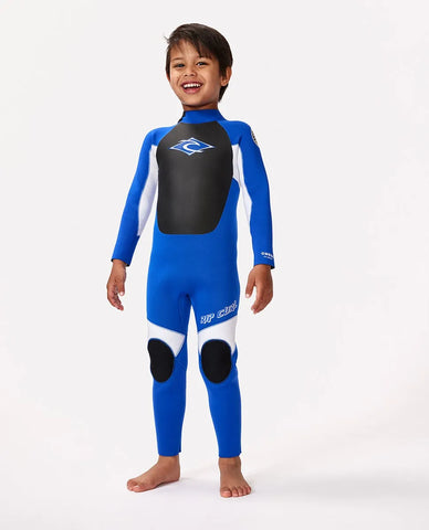 Rip Curl Groms Omega 4/3 Back Zip Full Wetsuit