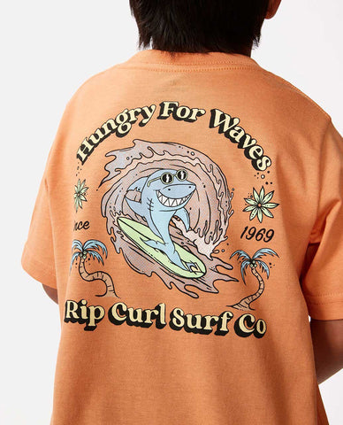 Rip Curl Little Boys Shred Town Art S/S Tee