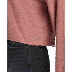 ROXY Womens Made For You V-Neck Sweater- Ash Rose