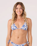 Roxy Womens Breezy Does It Built Up Triangle Bikini Top