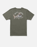 Salty Crew Big Boys Lurking S/S Tee - Dusty Olive