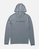 Salty Crew Big Boys Rail Hooded L/S Sunshirt - Shark Skin