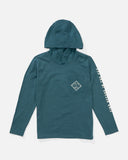 Salty Crew Big Boys Tippet Hooded L/S Tech Tee- Hydro
