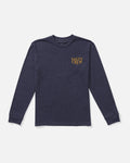 Salty Crew Big Boys Yellowfin L/S Tee- Navy Heather