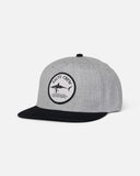 Salty Crew Boys Bruce 6 Panel Hat - Grey Heather