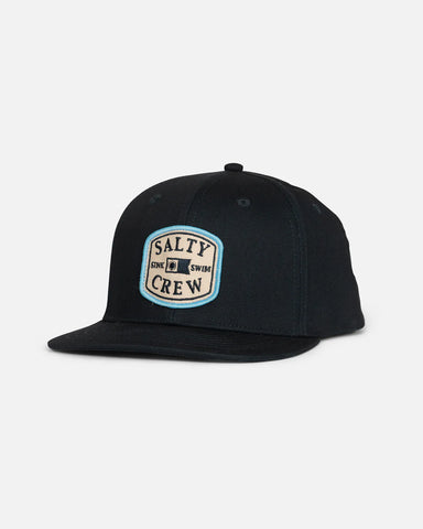 Salty Crew Boys Capitals Snapback Hat- Charcoal