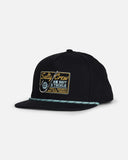Salty Crew Boys Hooked Up Snapback Hat - Black