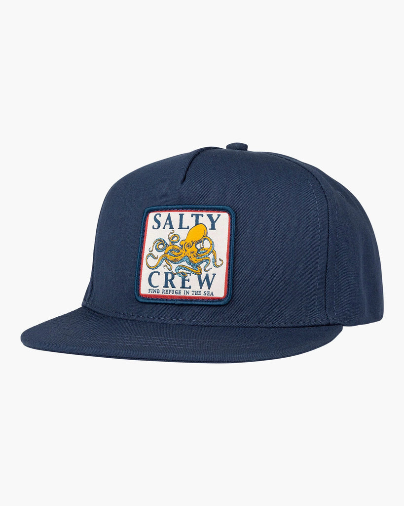 Salty Crew Rooster 6 Panel Hat - Black