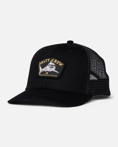 Salty Crew Boys Lurking Trucker Hat - Black