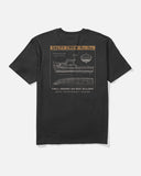 Salty Crew Mens Boat Shop Classic S/S Tee- Black