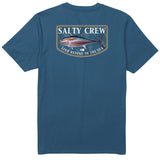 Salty Crew Mens Big Blue Fill S/S Tee - Cast Blue