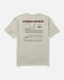 Salty Crew Mens Boat Shop Classic S/S Tee- Bone