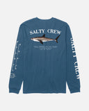 Salty Crew Mens Bruce Classic L/S Tee - Cast Blue