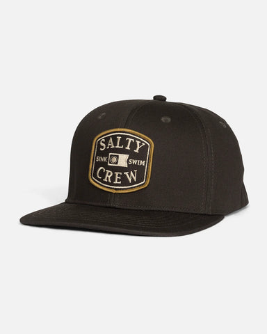 Salty Crew Mens Capitals Snapback Hat- Charcoal