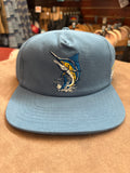 Salty Crew Mens Coastal 5 Panel Snapback Hats - Channel Blue