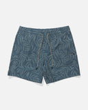 Salty Crew Mens Crew Volley 17" Elastic Waist Trunks - Washed Green