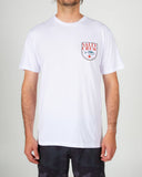 Salty Crew Mens Current Standard S/S Tees - White