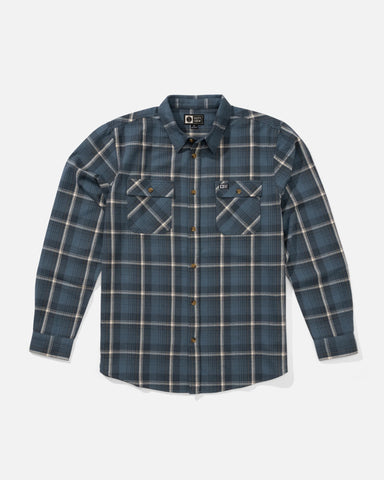Salty Crew Mens Daybreak Flannels - Channel Blue