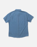 Salty Crew Mens Drifter S/S Tech Woven UV Button Up Shirt - Mid Blue
