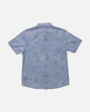 Salty Crew Mens Flagship UV S/S Tech Woven Button Up Shirts - Tradewinds