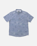 Salty Crew Mens Flagship UV S/S Tech Woven Button Up Shirts - Tradewinds