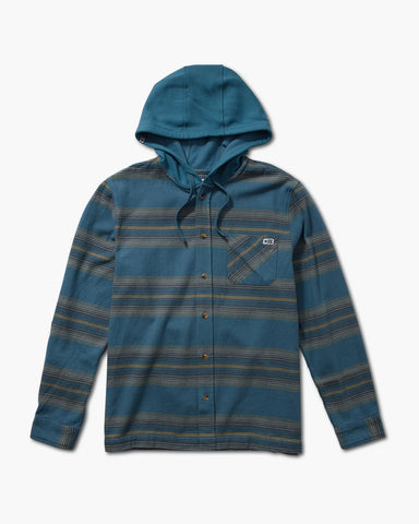 Salty Crew Mens Outback Hooded Flannel