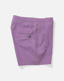 Salty Crew Mens Seadog Volley 17" Elastic Waist Trunks - Grape
