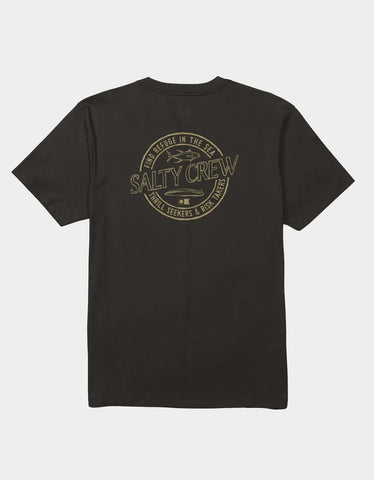 Salty Crew Mens Skewed S/S Tee- Black