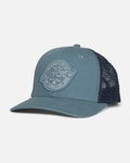 Salty Crew Mens Skewed Trucker Hat - Pilot Blue