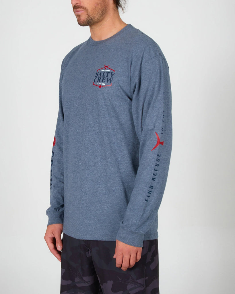 Salty Crew Mens Skipjack Premium L/S Tee – Balboa Surf and Style