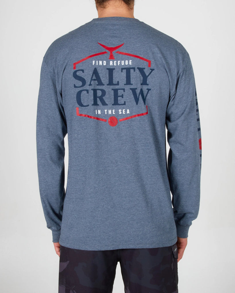 Salty Crew Mens Skipjack Premium L/S Tee – Balboa Surf and Style