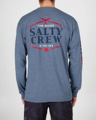 Salty Crew Mens Skipjack Premium L/S Tee