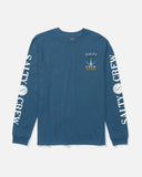 Salty Crew Mens Tailed Classic L/S Tee - Cast Blue