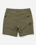 Salty Crew Mens Transom Tech 18" Hybrid Walkshort- Dusty Olive