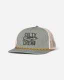 Salty Crew Mens Tried and True Trucker Hat - Graphite