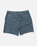 Salty Crew Mens Crew Volley 17" Elastic Waist Trunks - Washed Green
