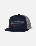 Salty Crew Mens Whaler Trucker Hat - Navy