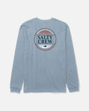 Salty Crew Mens Simple Fade L/S Tee