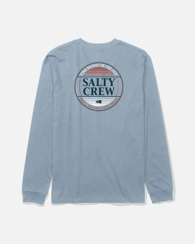 Salty Crew Mens Simple Fade L/S Tee