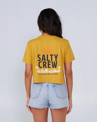 Salty Crew Womens Cruisin Crop Tee
