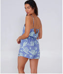 Salty Crew Womens Drifting Blue Dusk Romper