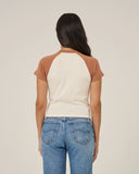 Salty Crew Womens Drive to the Sea Raglan Tee - Mocha