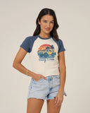 Salty Crew Womens Drive to the Sea Raglan Tee - Indigo
