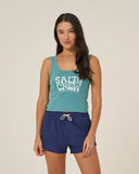 Salty Crew Womens Freestyle Cropped Tank Top